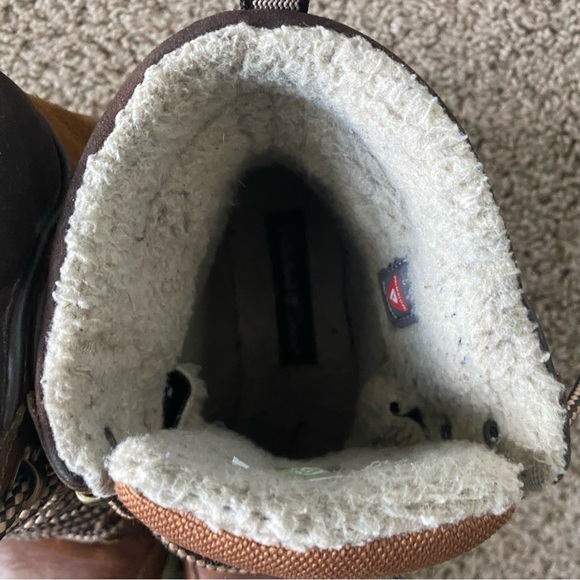 Timberland Gently Used Men's Raystown Waterproof Leather Brown Boots Size 7.5 - Picture 16 of 16